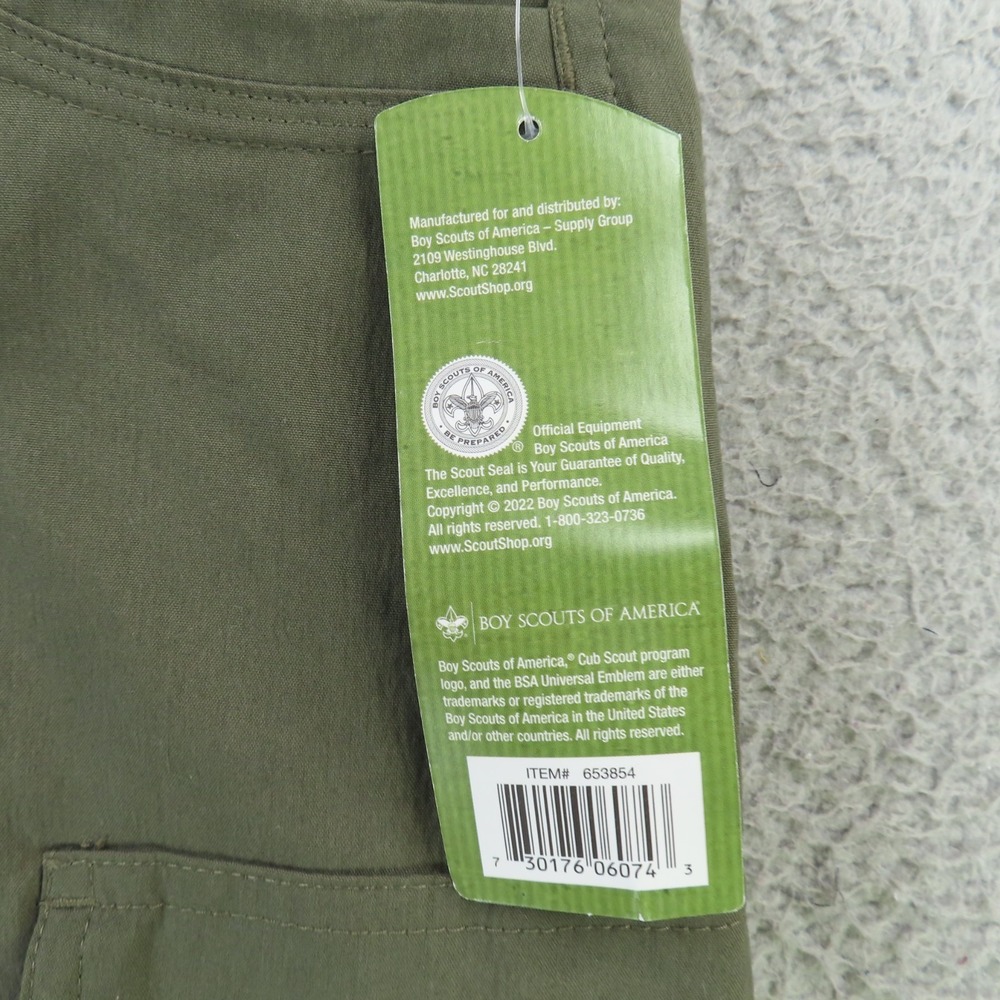 Boy Scouts of America BSA CUB Uniform Green Shorts sz 10 New NWT - Picture 4 of 11